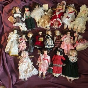 Vintage Porcelain Doll Collection